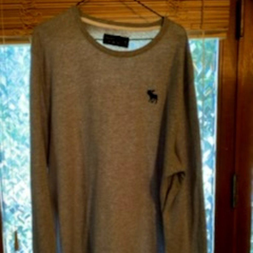 Abercrombie & Fitch, Soft Long Sleeve T-shirt, Gray